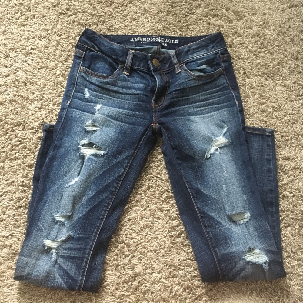 American Eagle Ripped Jeggings